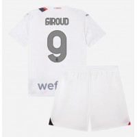 Dres AC Milan Olivier Giroud #9 Preč pre deti 2023-24 Krátky Rukáv (+ trenírky)